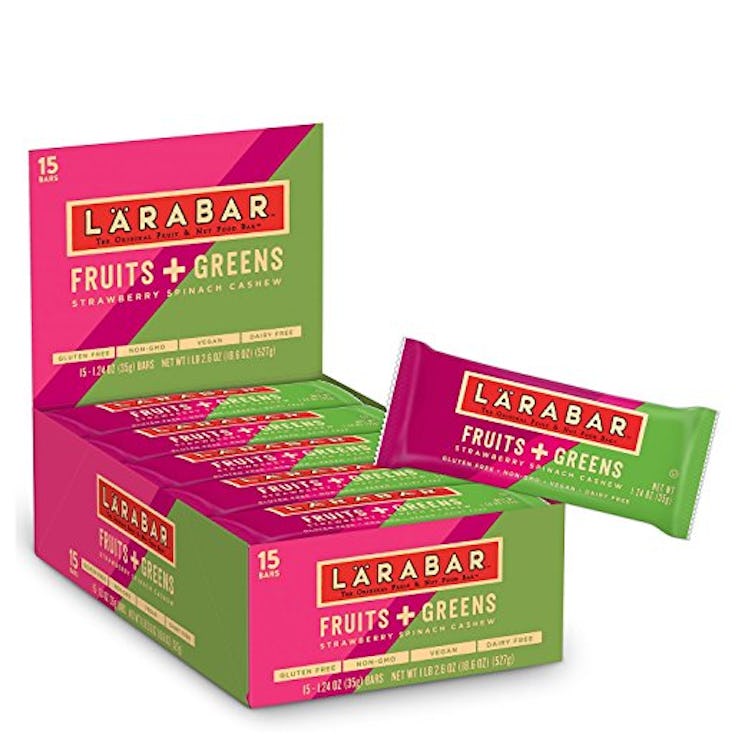 LÄRABAR Gluten Free Bar, Fruits + Greens Strawberry Spinach Cashew