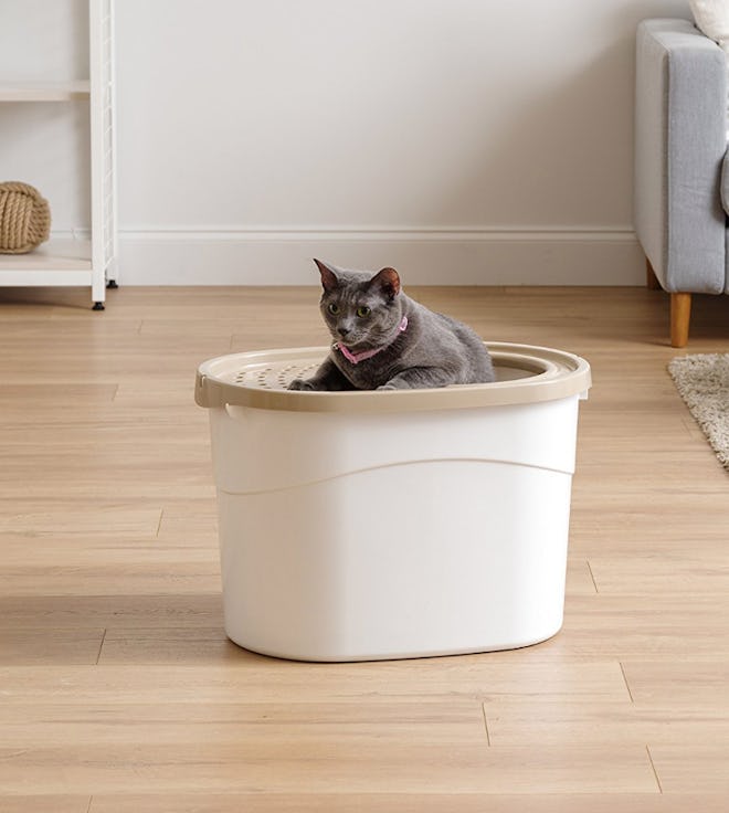 IRIS Top Entry Cat Litter Box