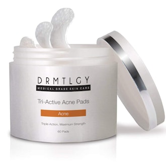 DRMTLGY Tri-Active Acne Pads (60 Pads)