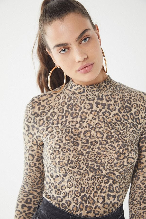 leopard dress urban outfitters