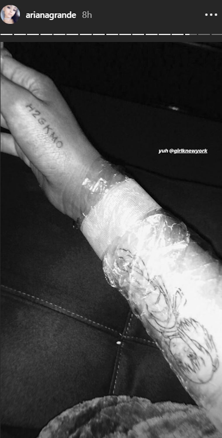 Ariana Grande's 'Spirited Away' Tattoo Is Her Biggest One Yet & The