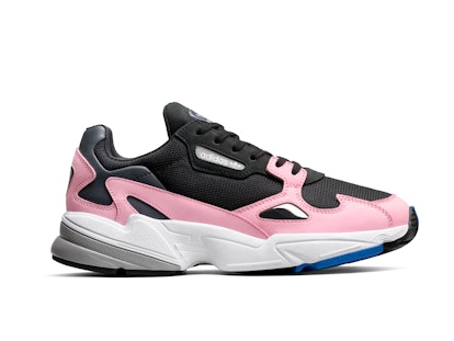 Women's Original Falcon Shoes in Core Black and Light Pink