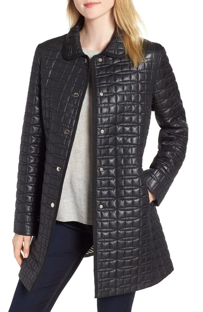 Kate Spade New York Bow Quilter Coat