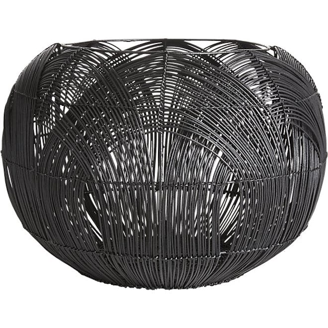 Archer Black Rattan Basket