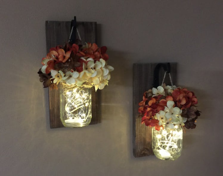 Rustic Fall Sconces