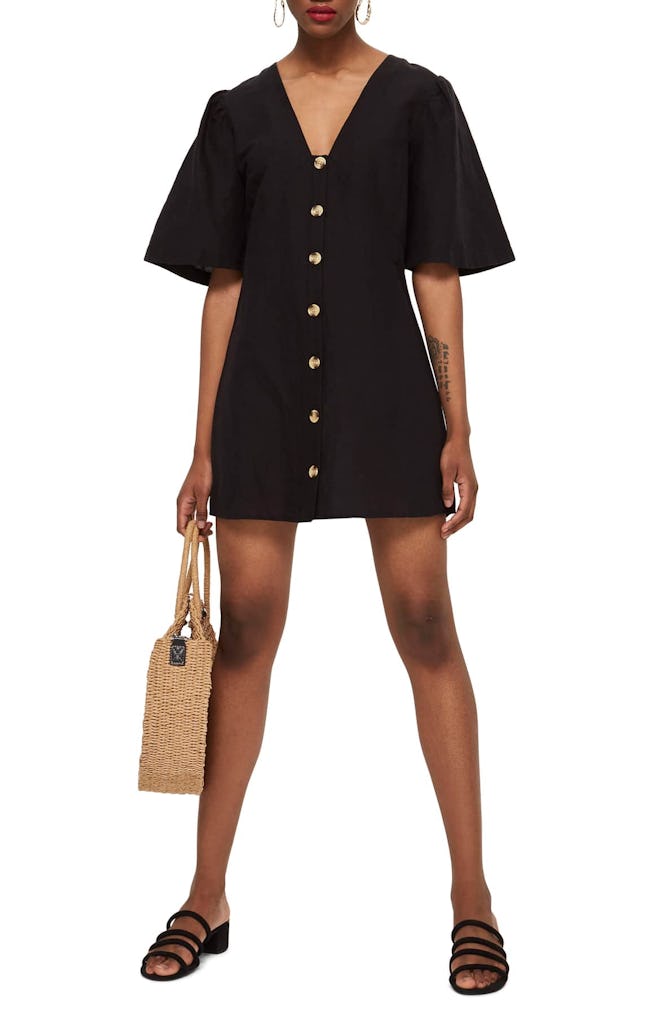 Topshop "Angel Sleeve Shift Dress"