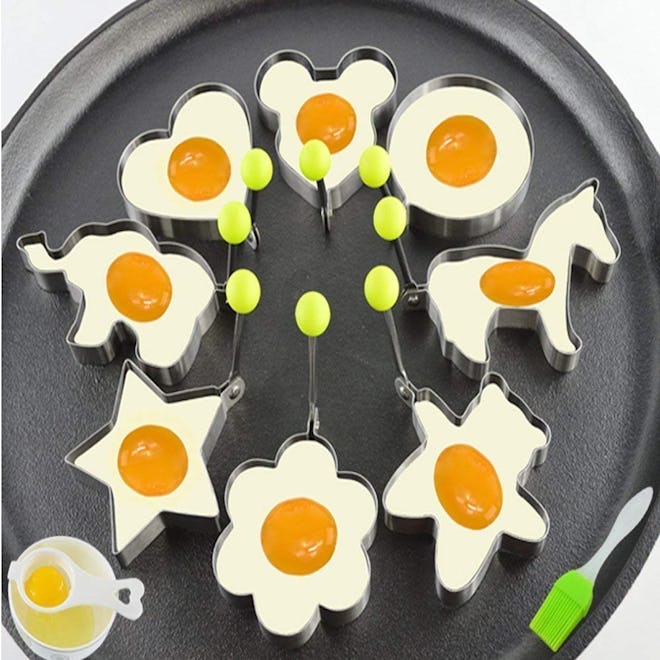 Fried Egg Mold Ring Set of 10