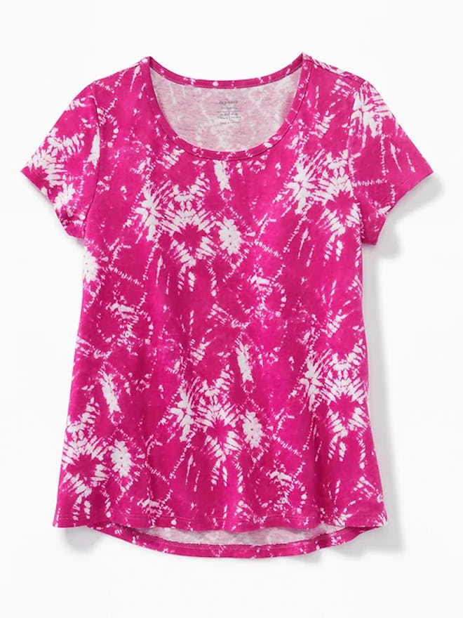 A-Line Soft-Washed Swing Tee for Girls