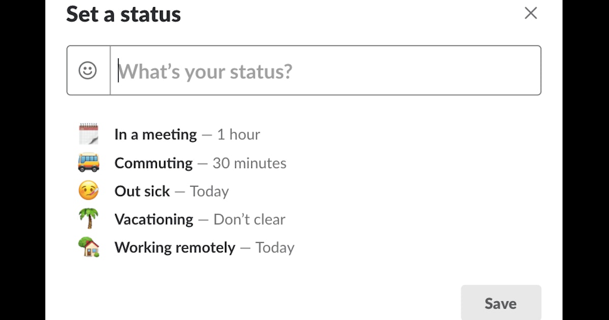 Here's How To Set A Time For Your Slack Status So You're Not