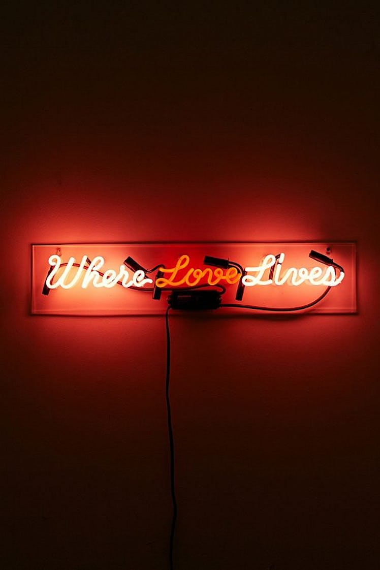 Where Love Lives Neon Sign