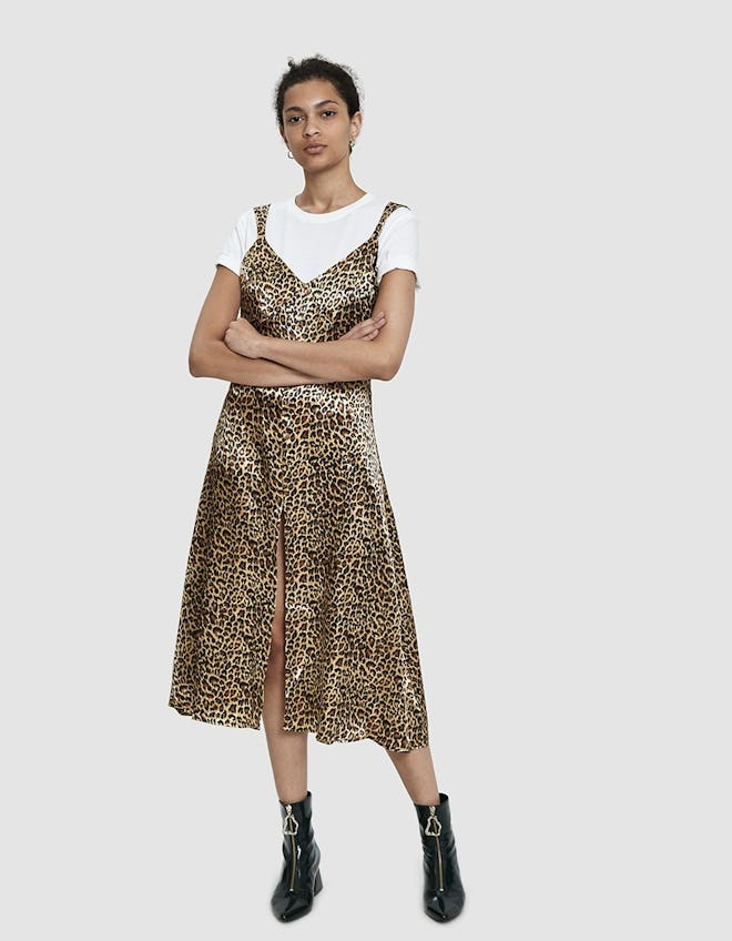 Suzette Leopard Print Slip Dress