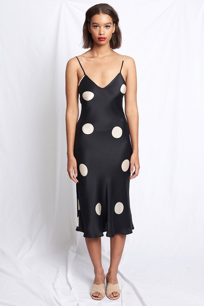 silk laundry leopard dress