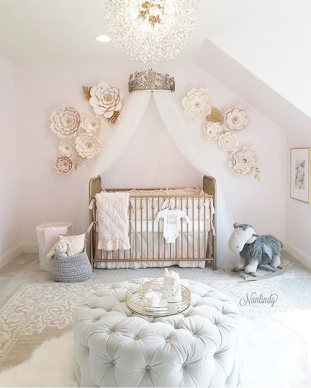 Baby girl on sale room theme ideas