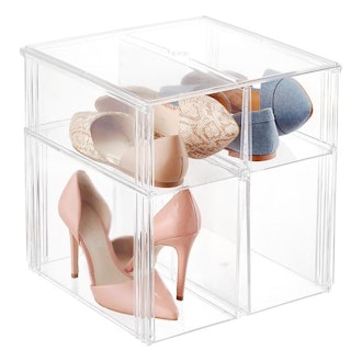 The Container Store Premium Stackable Tall Shoe Bin