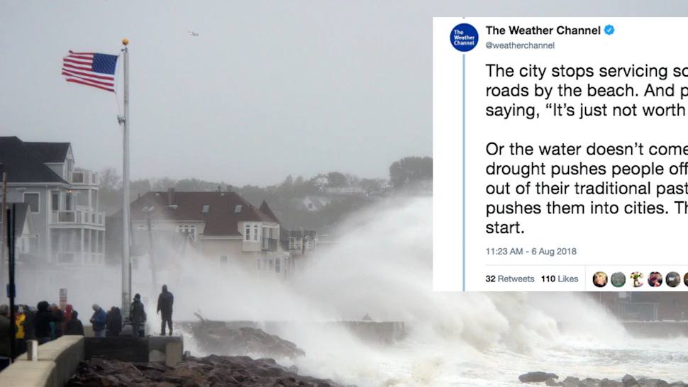 Weather Tweet These Weather Channel Tweets On Climate Change Explain How It Displaces ...