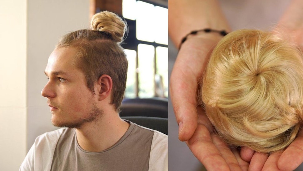 Clip On Man Buns Exist Because Hipster Men Deserve Extensions Too