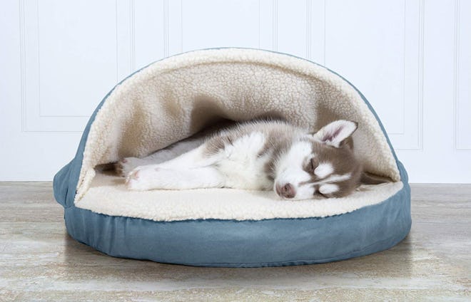 FurHaven Pet Velvet Snuggery Round Pet Bed