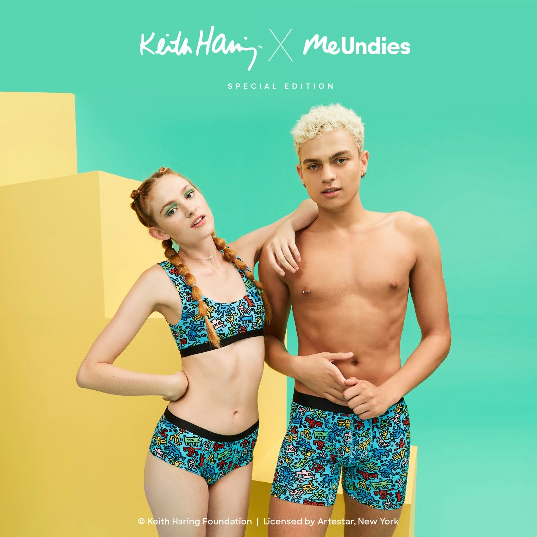 Give Love: Keith Haring x MeUndies  Women, Sartorial, Men's boxer briefs