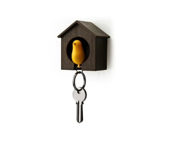 Birdhouse Key Ring