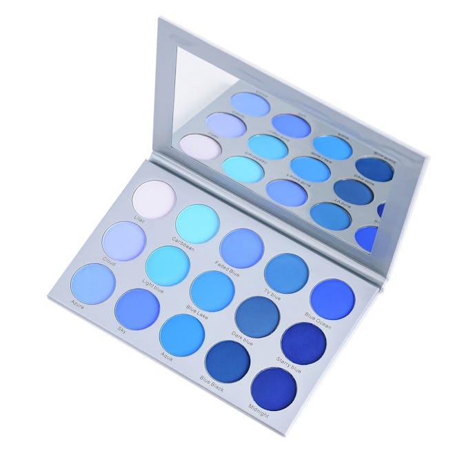 KARA BEAUTY 15 Color Smoky Blue Eyeshadow Palette ES22