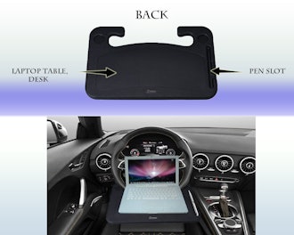 Zone Tech Car Laptop/Tablet and Food Steering Wheel Tray/Desk