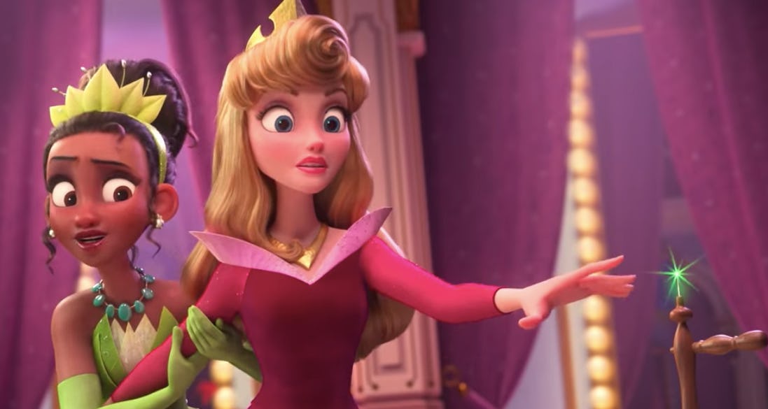 How The Disney Princess Scene In Wreck It Ralph 2 Actually Made