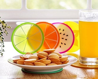JASSINS Fruit Slice Silicone Coasters