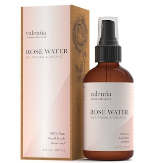 Valentia Organic Rose Water Toner Spray