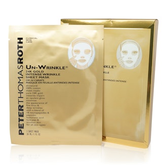 Peter Thomas Roth Un-Wrinkle 24K Gold Intense Wrinkle Sheet Mask - 6 Masks