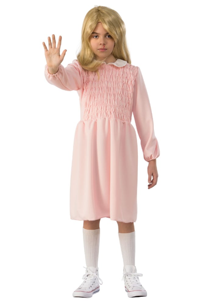Eleven Long Sleeve Dress Stranger Things Child Costume