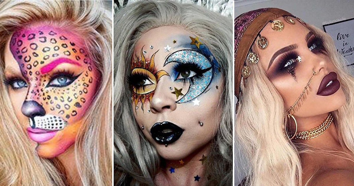 6 Halloween Costumes With Only Makeup & Clothes From Your Closet