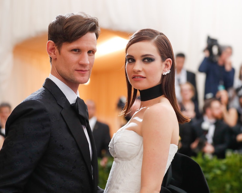 How Did Lily James Matt Smith Meet It Involved Period Costumes And Zombies