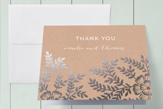 25 Thank You Cards