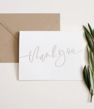 25 Classic Thank You Cards