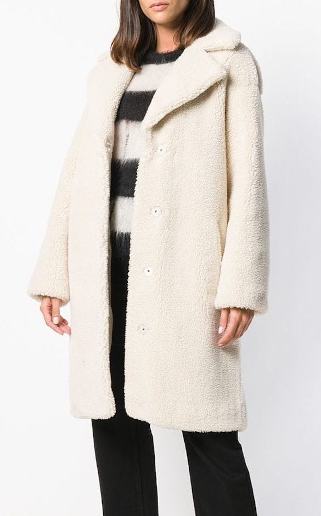 Textured Mid-Length Coat