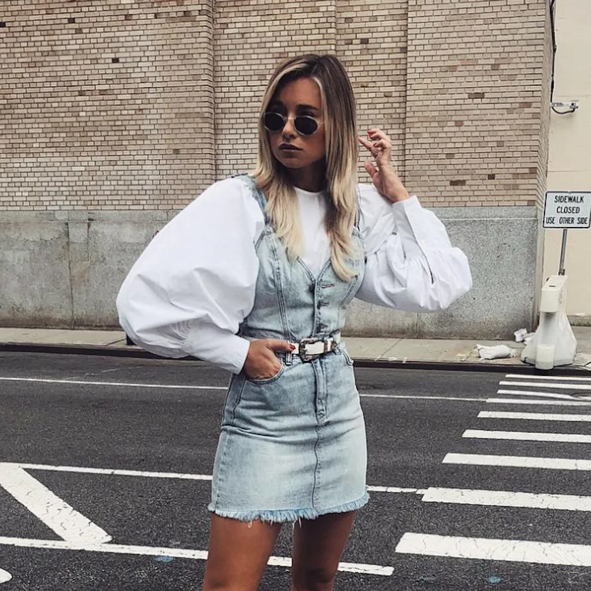How To Layer A Dress Over A Shirt Like New York Fashion Week's Coolest Street Style Stars How To Layer A Dress Over A Shirt Like New York Fashion Week's Coolest Street Style Stars