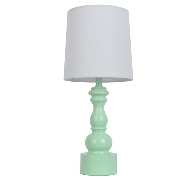 Pillowfort Turned Table Lamp Touch Control Mint 