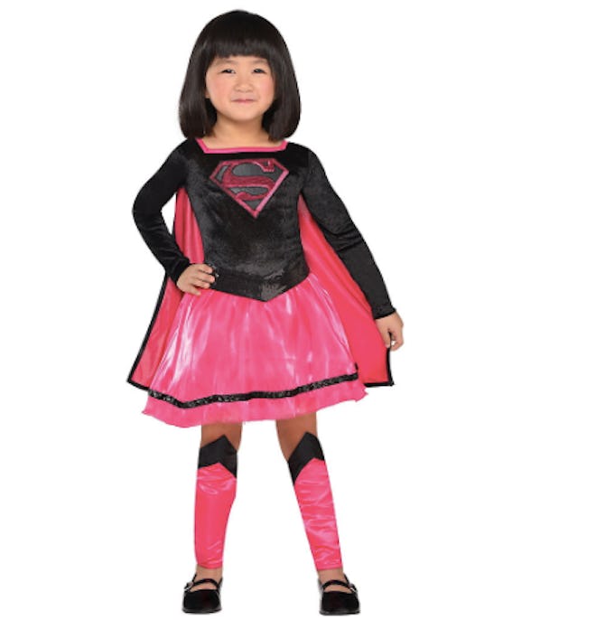 Toddler Pink Supergirl Dress Costume