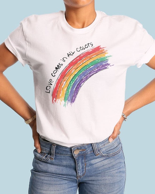 "Love Comes In All Colors" Save The Children Tee 