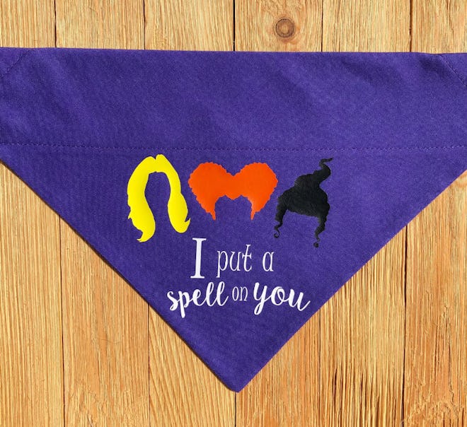 I Put A Spell On You Dog Bandana