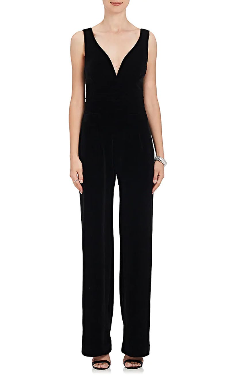 Gloria deep v store jumpsuit