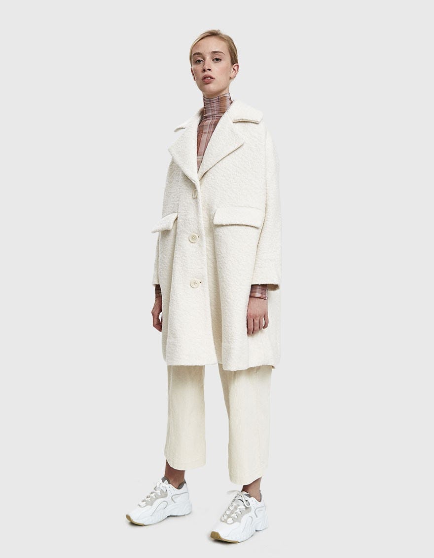 Ganni fenn oversized on sale coat