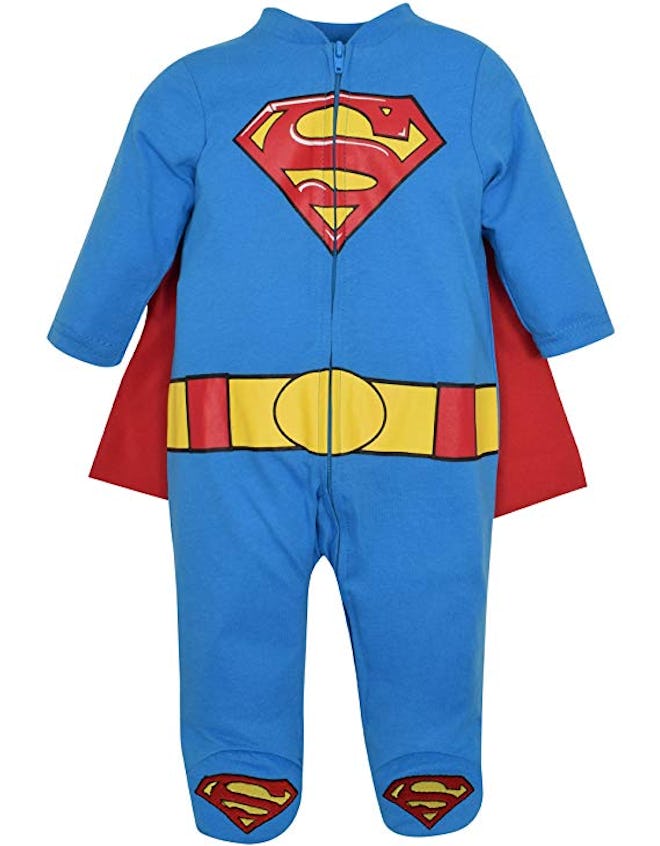Superman Baby Boys' Coveralls With Cape
