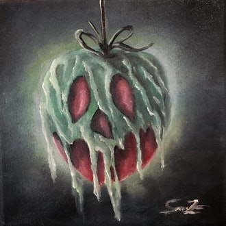 "Poison Apple" Oil Painting