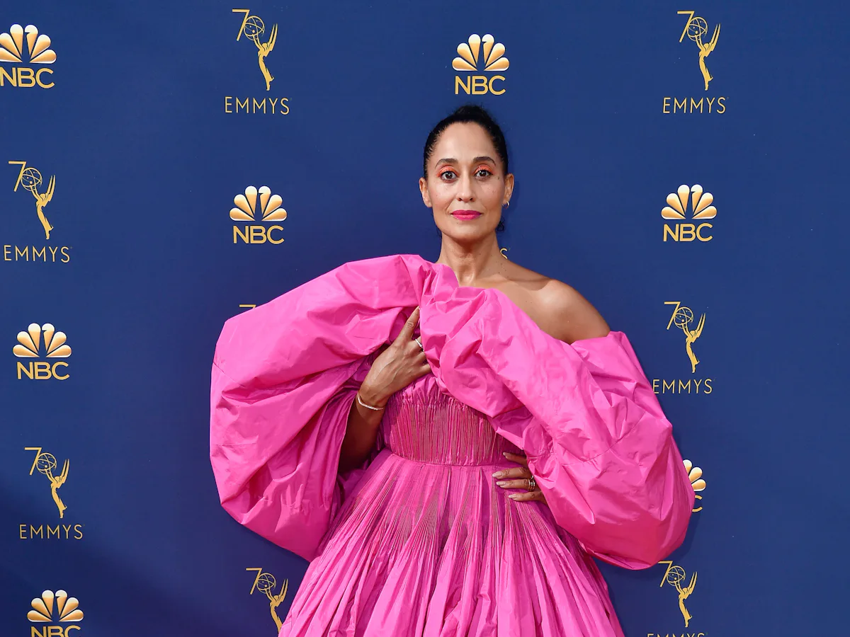 tracee ellis ross pink dress Tracee Ellis Ross Joins Vogue's Forces of Fashion