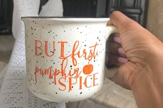 But First Pumpkin Spice Campfire Mug