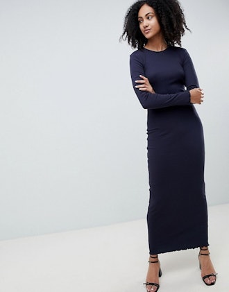 Only Ribbed Jersey Maxi Dress