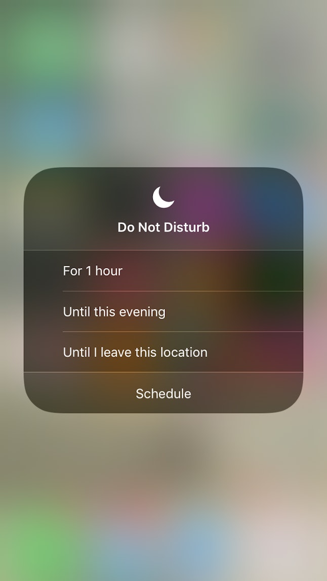 How To Use The New "Do Not Disturb" Function On Your iPhone For When