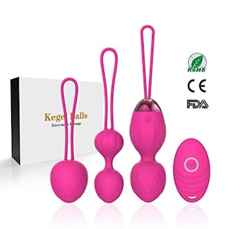 Jintrun 2-in-1 Kegel Exercise Weights And Massage Ball Ben Wa Balls