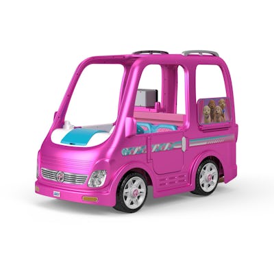 Barbie power wheels van hotsell